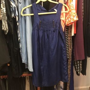 Blue sailor like dress